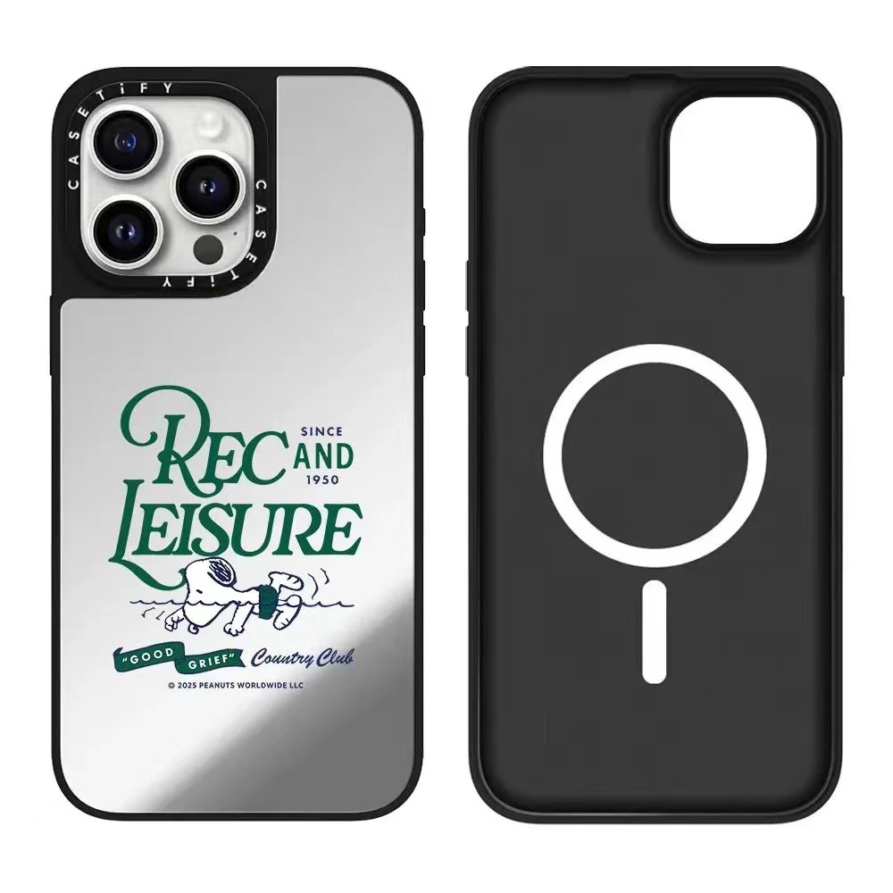 [mirror black frame (magnetic magssfe)] snoopy leisure and entertainment
