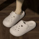 Thickened Height-Increasing Clog Shoes for Women, New Summer Outdoor Non-Slip Indoor Home Comfortable Nurse Closed-Toe Sandals