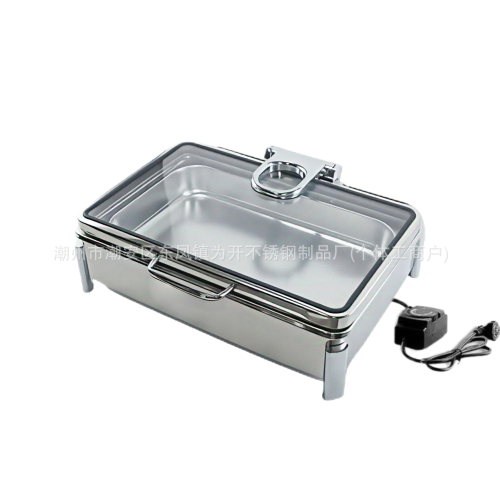 Horno de aislamiento térmico buffet de acero inoxidable de lujo horno de calentamiento eléctrico de desayuno comercial horno Buffy solapa de cocina caliente del Hotel image 18