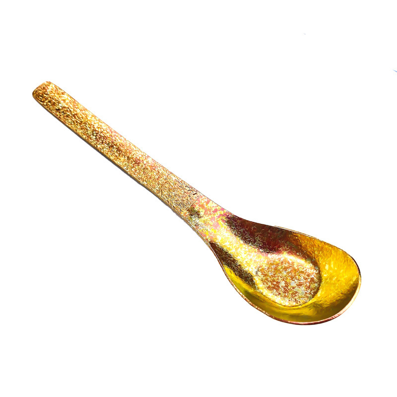 纯钛勺子调羹元宝汤勺结晶冰花户外露营轻便纯钛餐具甜品勺辅食勺|undefined