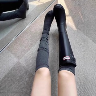 Over-the-knee socks women's stockings autumn and winter piled stockings JK socks milk white high-legged boots socks stitching knee socks