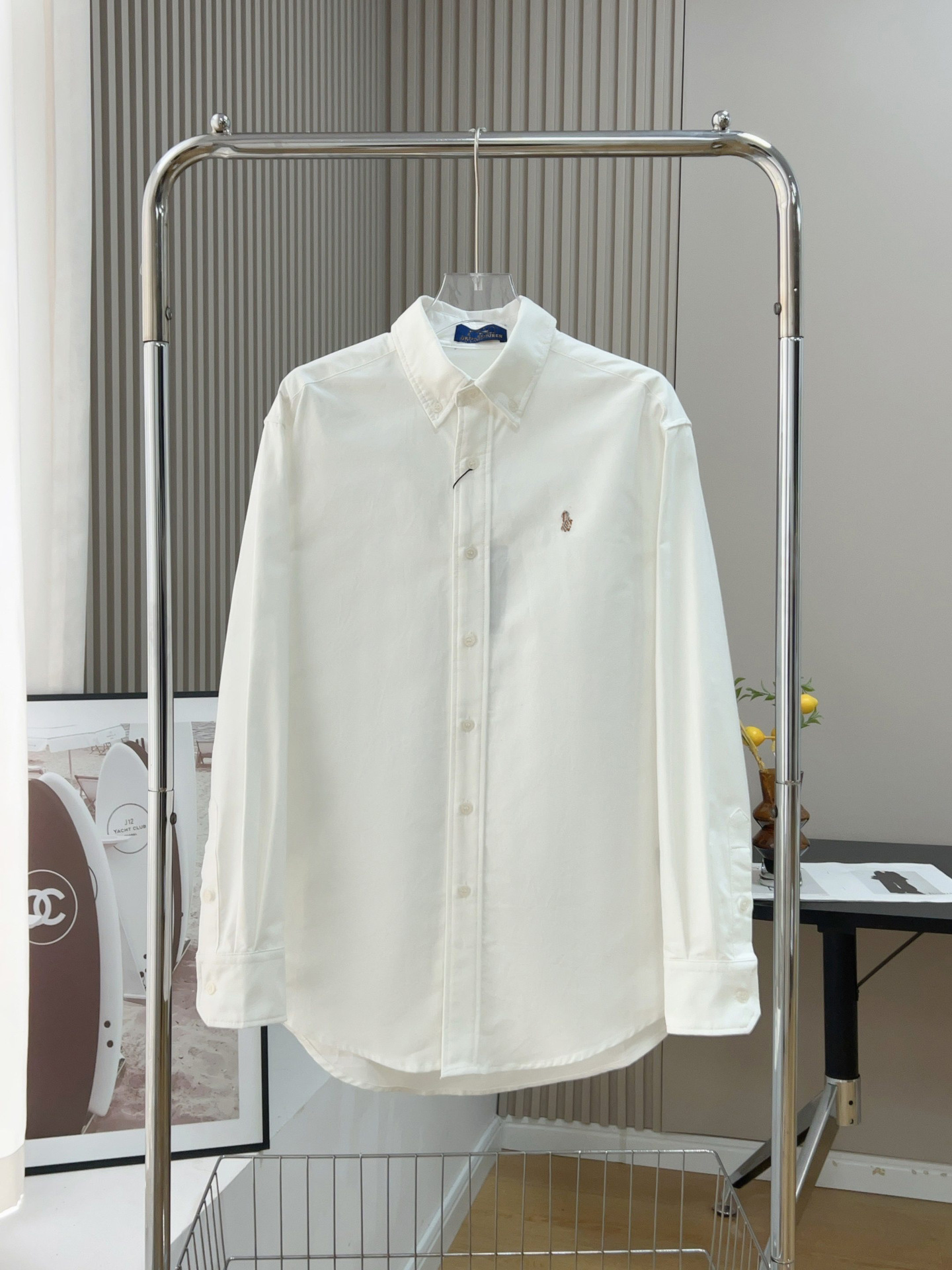 Polo Ralph Lauren Multicolored Pony Oxford Shirt White
