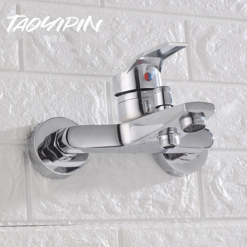 Fabricante al por mayor de cobre IELTS grifo de ducha triple válvula mezcladora oculta bañera ducha fría y caliente grifo de pared