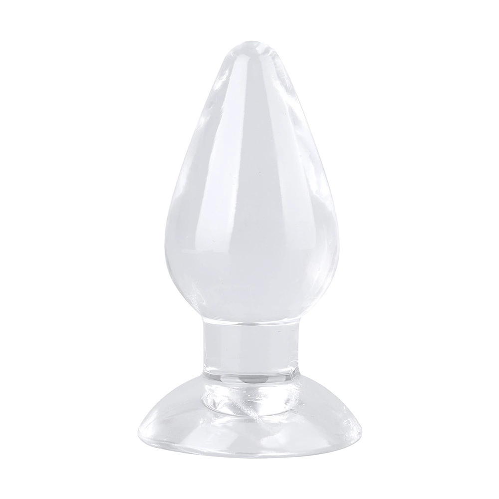 Big Mac backyard anal plug anal plug large, medium and small three-piece high transparent crystal pull bead backyard plug factory supply