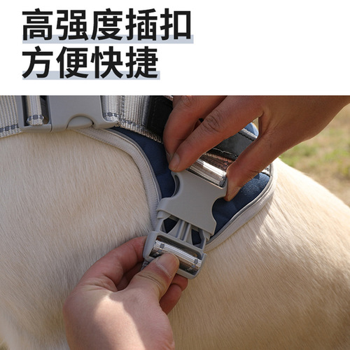 Dog leash vest style medium and large dog Golden Retriever Labrador puppy harness dog walking rope dog chain