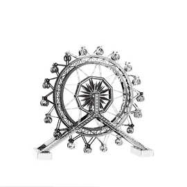 天津眼挑战你的空间思维汽车摩托系列金属拼图 3D立体手工DIY拼装