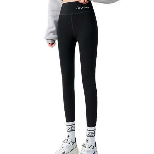 Derong autumn pants for women in autumn and winter, high waist, inner wear, heating and velvet thick thread pants, warm pants, leggings, high waist and hip lifting
