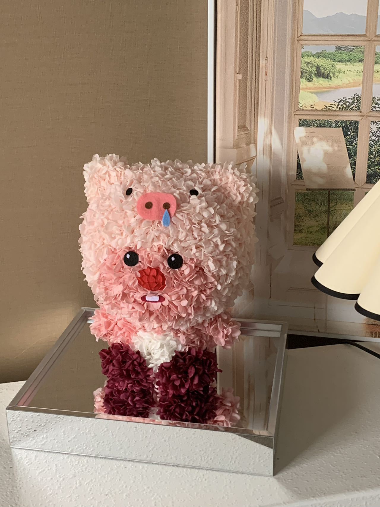 돼지 머리 비버 30*26*34