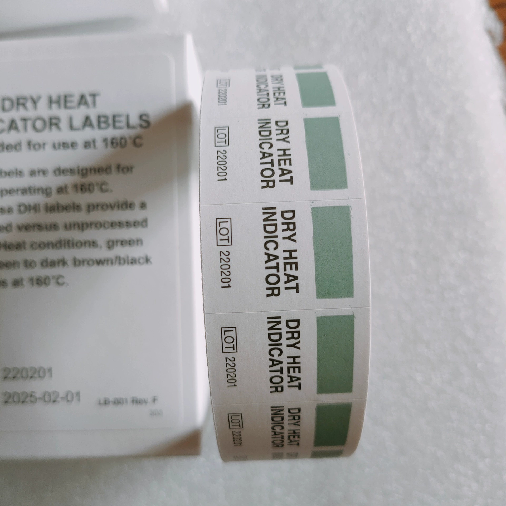 CI-DHI химическая индикаторная лента для стерилизации сухого тепла