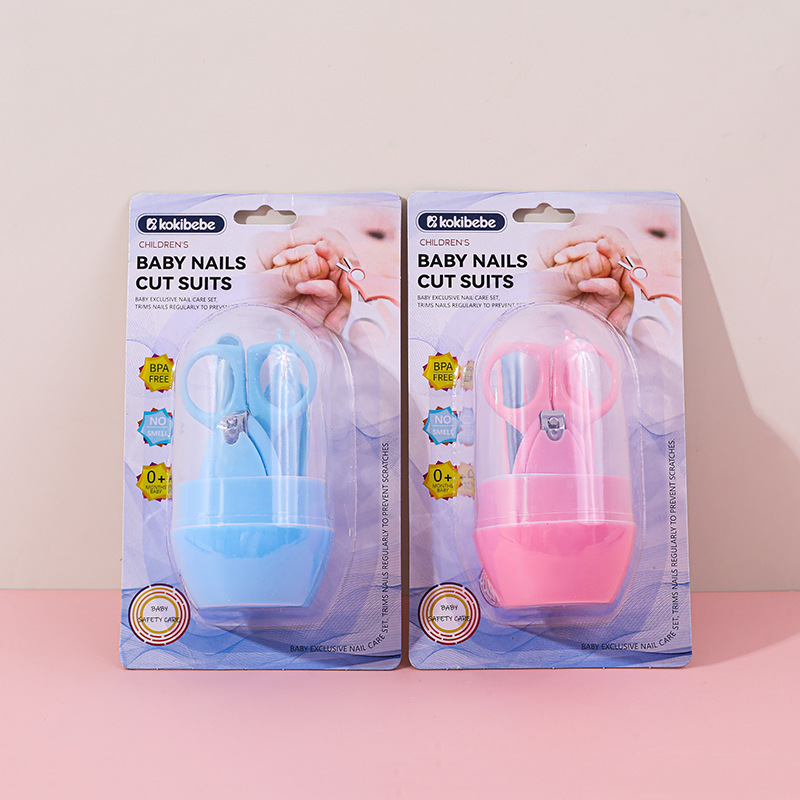Set de Cortaúñas de Seguridad para Bebés, Plástico y Acero al Carbono, Anti-pellizco image 2