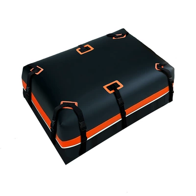 Cross-border best-selling car roof bag, waterproof car roof bag, car roof luggage bag, PVC500D mesh fabric car roof luggage box (Roof box) - 13010043-orange-red