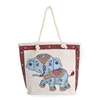 Fashionable trend double-sided ethnic shoulder bag one shoulder, internet celebrity, ethnic style, with embroidery, cotton and linen