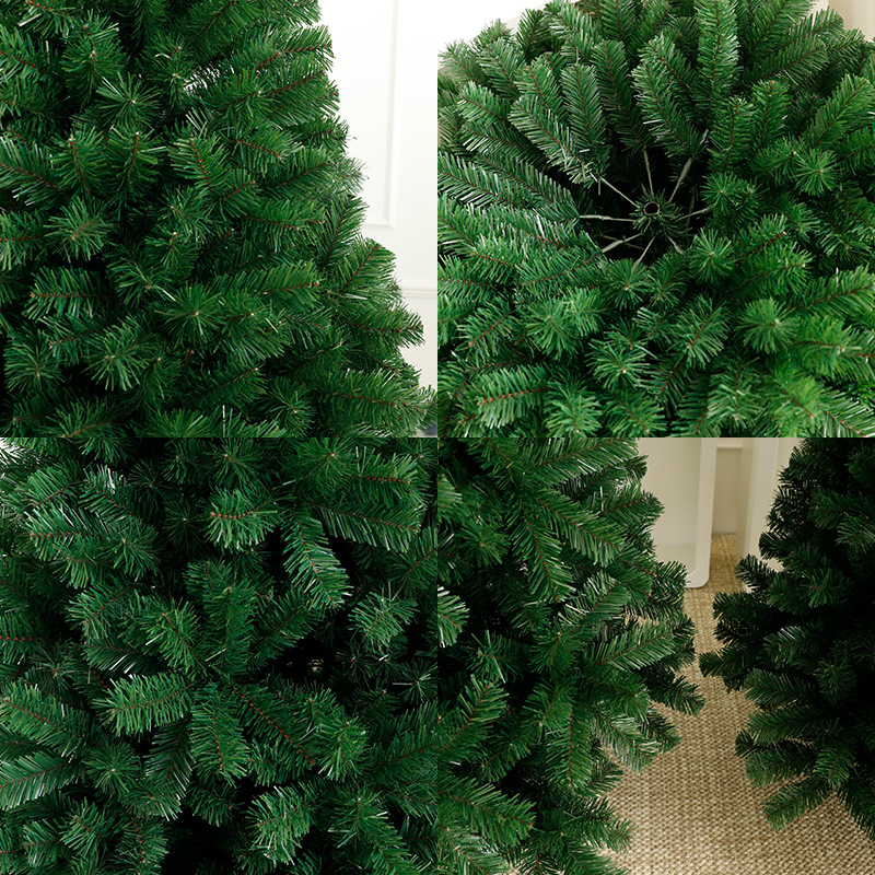 Shengyuan nuevo tamaño completo cifrado PVC decoración del árbol de Navidad hotel interior y exterior gran decoración del árbol de Navidad al por mayor