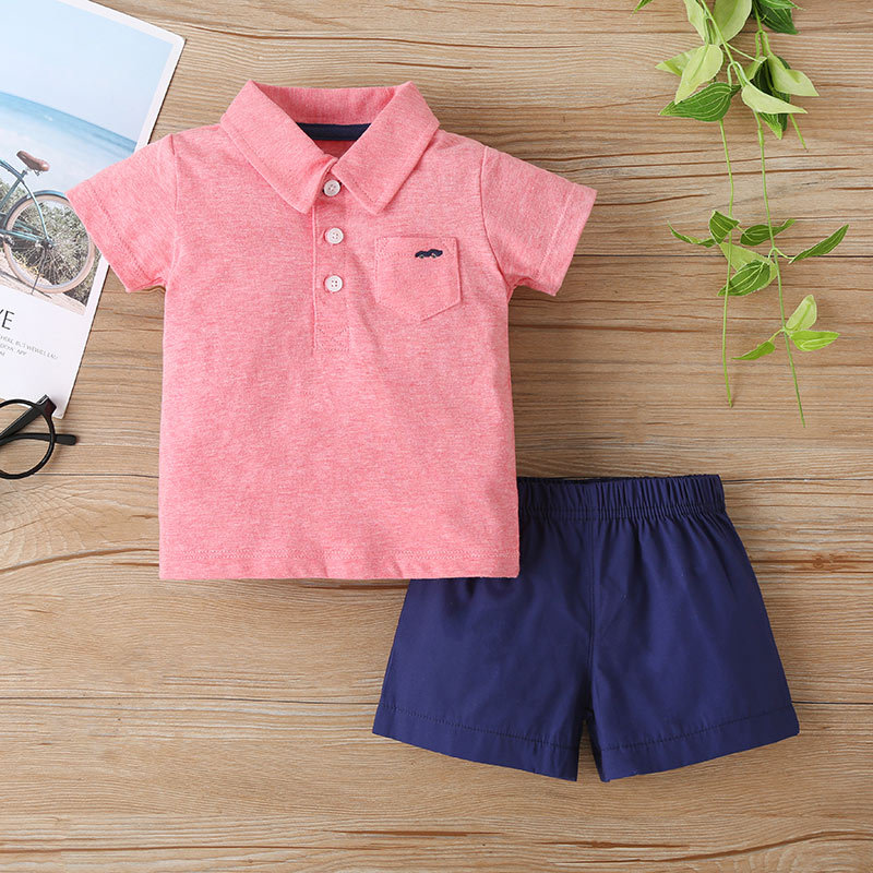 Fashion Children's Fashion Shorts Suit Boys' Casual Wear Two-piece Suit display picture 8