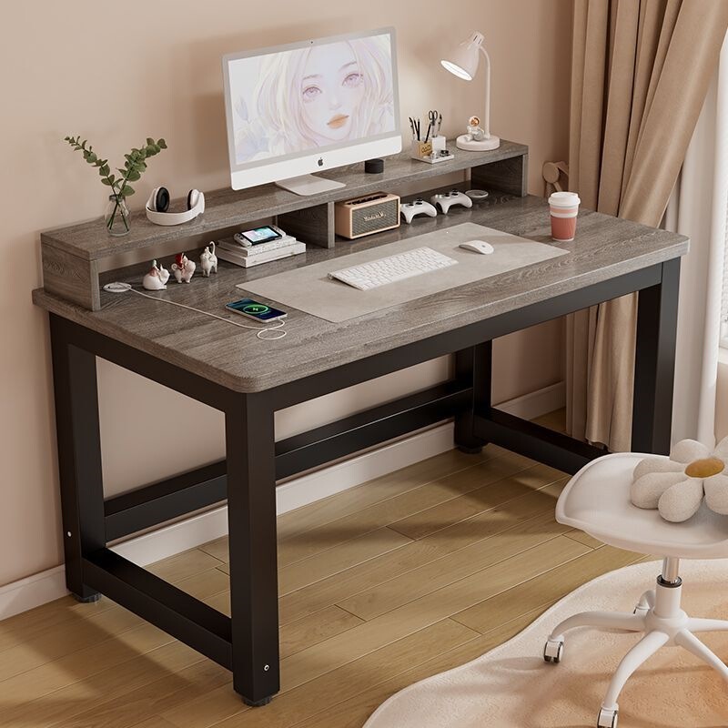 Thickened and reinforced simple desk, office desk, in-stock desktop computer desk, suitable for home use, students, and for simple study and writing