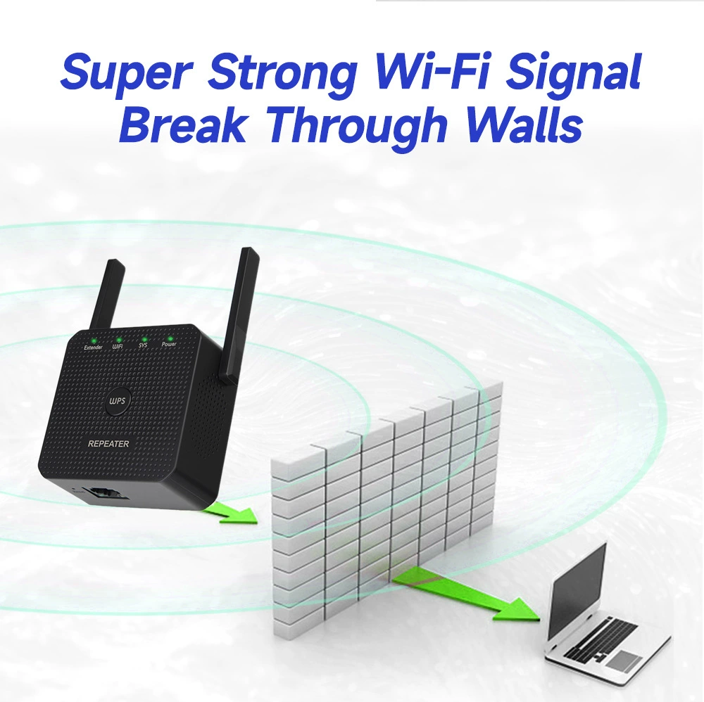 AC300M повторитель 2.4G WIFI усилитель сигнала повторитель беспроводной WiFi расширение сигнала