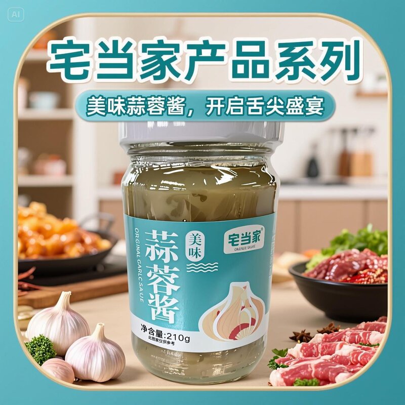 蒜蓉酱蒜泥烤生蚝香辣蒜蓉粉丝扇贝烤蒜泥酱蒸海鲜蒜蓉酱超值商用|undefined