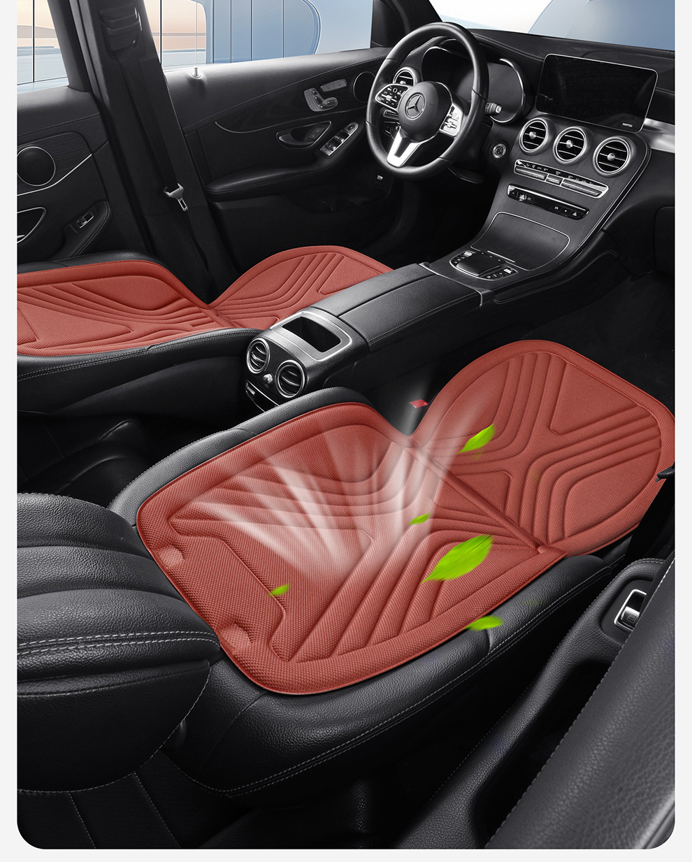 2026 New Model Seaweed Fiber Seat Cushion, Universal for All Seasons, Seat Cover and Cushion, Dropshipping Available