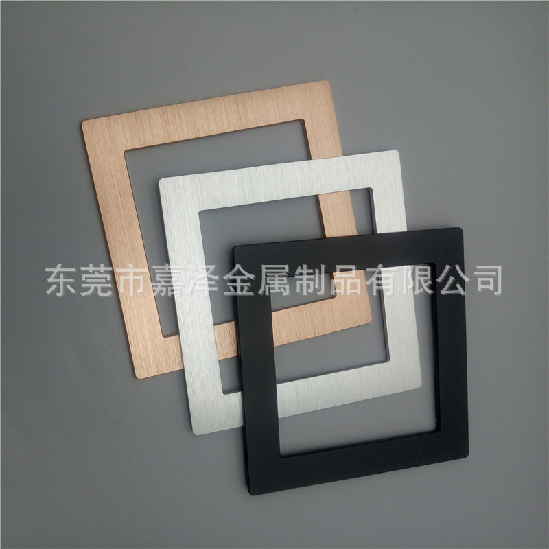 电脑锣cnc开关面板 控制铝合金面壳加工来图纸铜面板