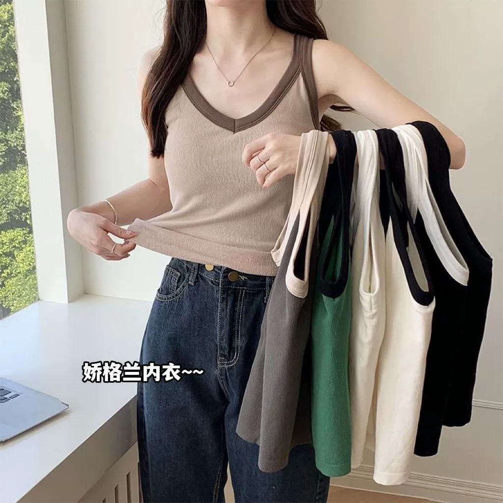 Утолщенная камзол на флисовой подкладке в Корейском стиле, теплый облегающий базовый топ без рукавов с подкладкой на груди