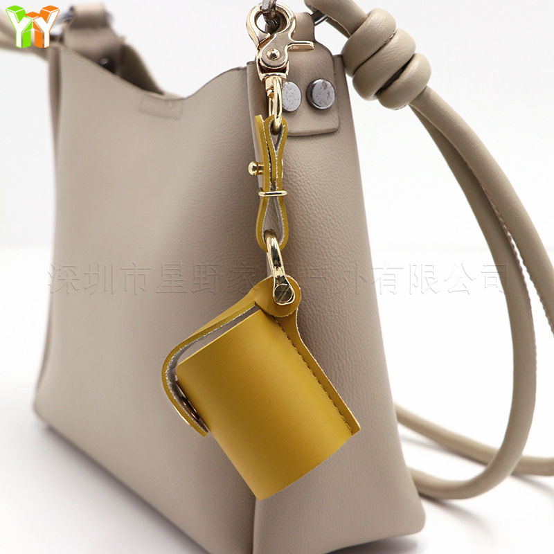 现货热销复古风胶卷收纳包便携胶卷皮套钥匙扣挂件挂包胶卷收纳盒