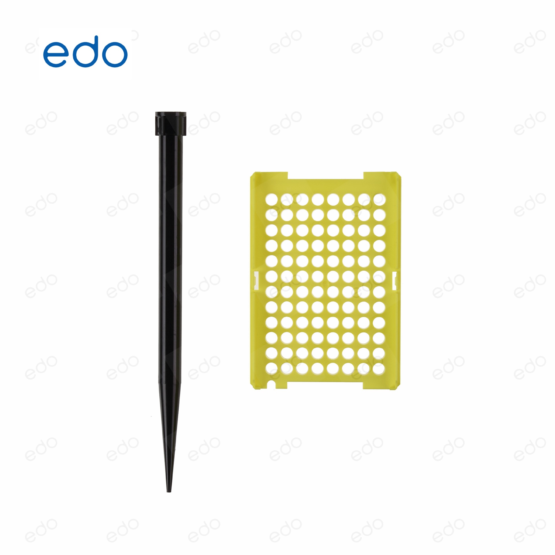 1610436edo自动化工作站黑色灭菌吸塑盒装导电吸头1000ul