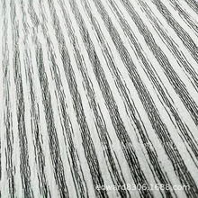 经编色织泡泡皱布皮革复合基布涤棉人棉交织方格网纱鞋材粘合衬布