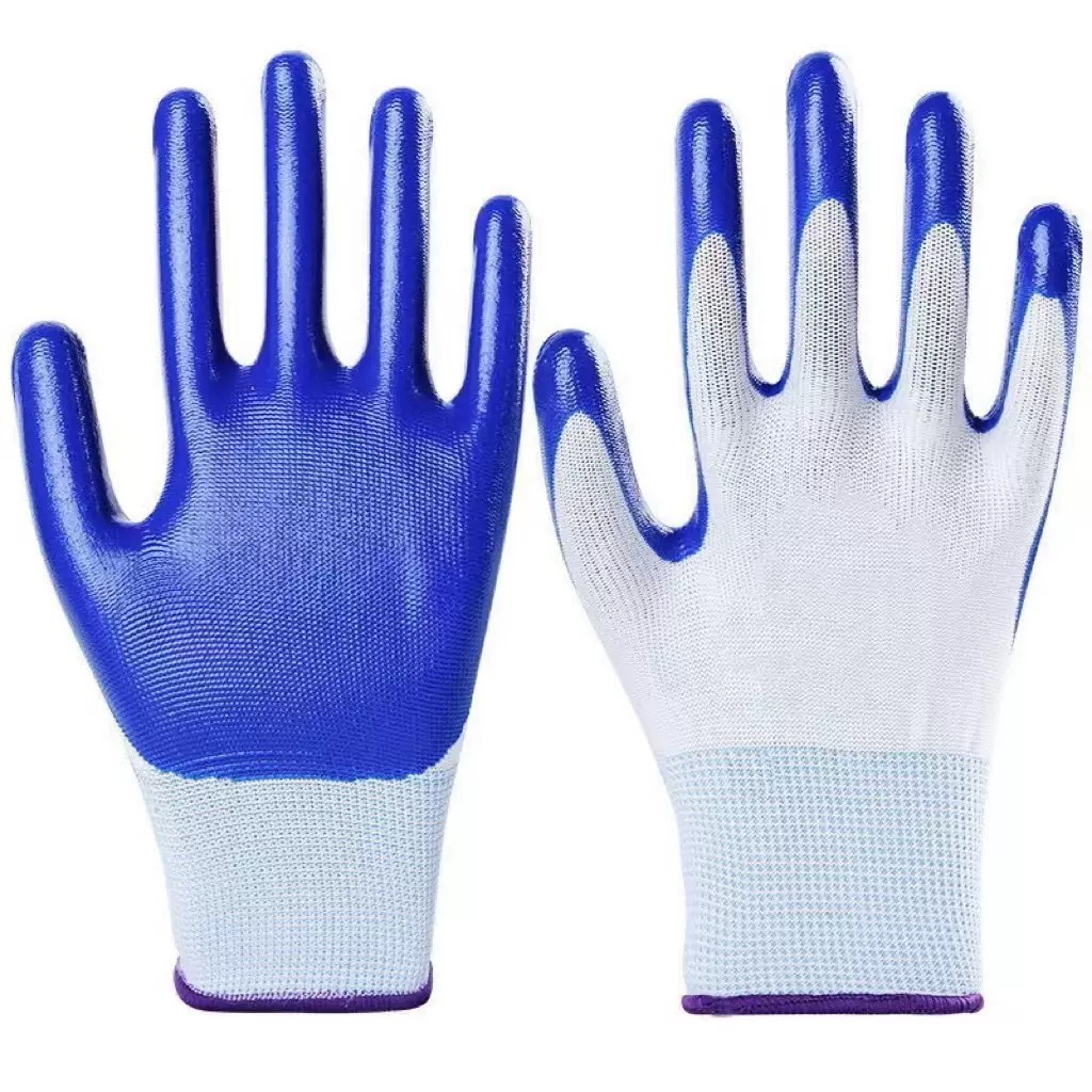 Guantes de Trabajo de Nitrilo de 13 Agujas de Nailon Resistentes al Desgaste image 5