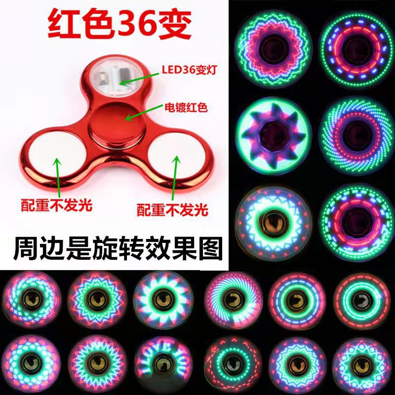 36 giroscopio de galvanoplastia de patrón variable (caja de papel roja de alta calidad)