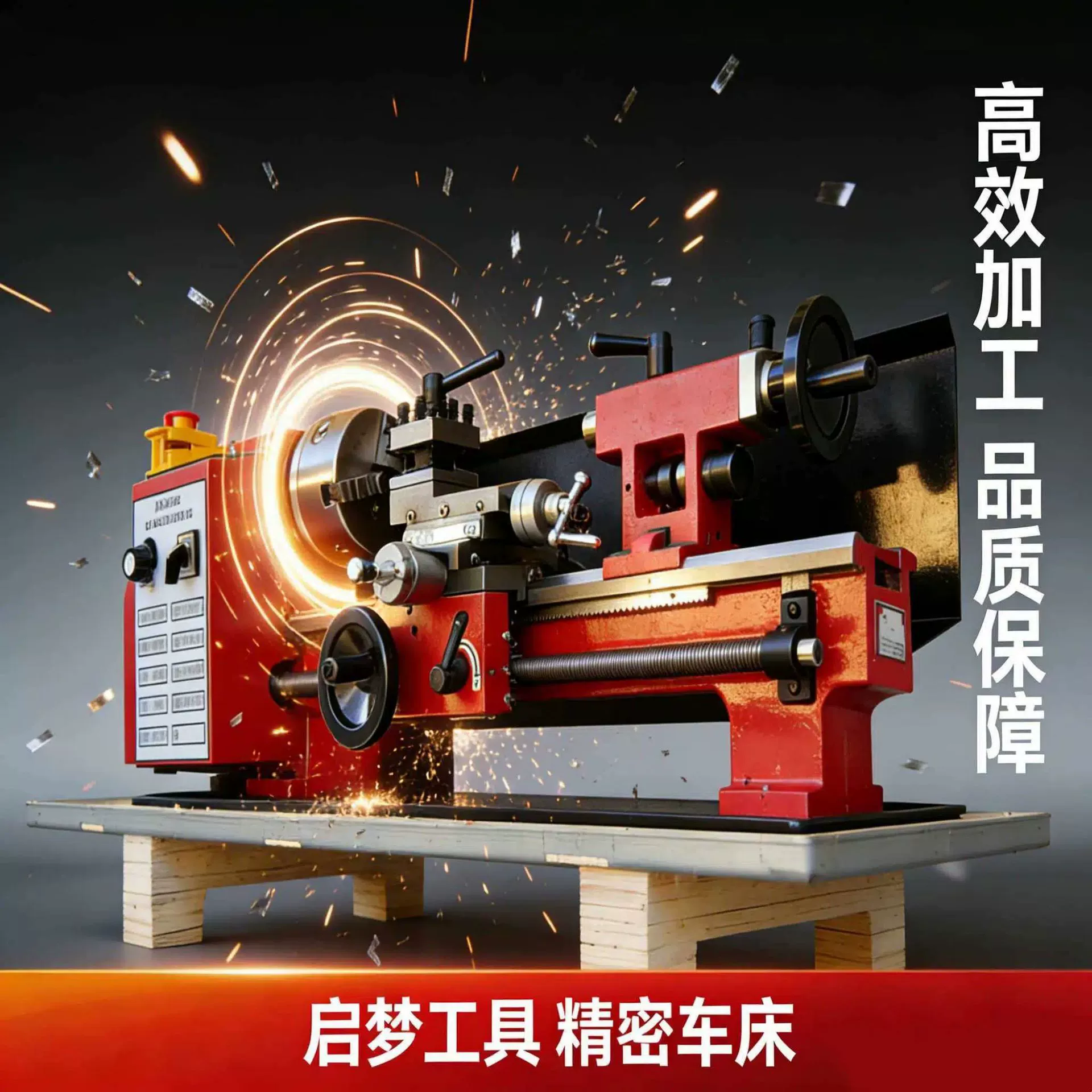 Qimeng небольшой механический токарный станок для обработки металла, бытовой деревообрабатывающий станок общего промышленного класса, токарный станок для обработки металла