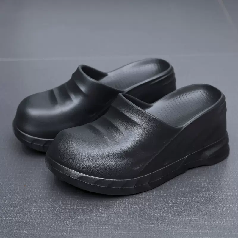 包头厚底拖鞋女夏季外穿松糕高跟仙女洗澡踩屎感海边凉拖增高凉鞋