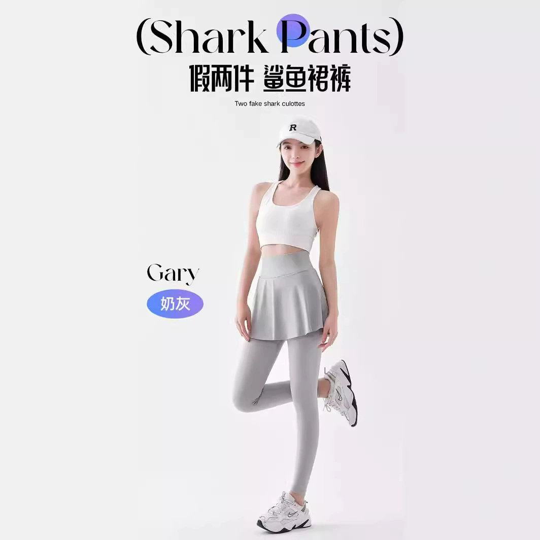 High underwear for hips shape correction for yoga, shark for gym, autumn trousers, skirt, for running, fitted