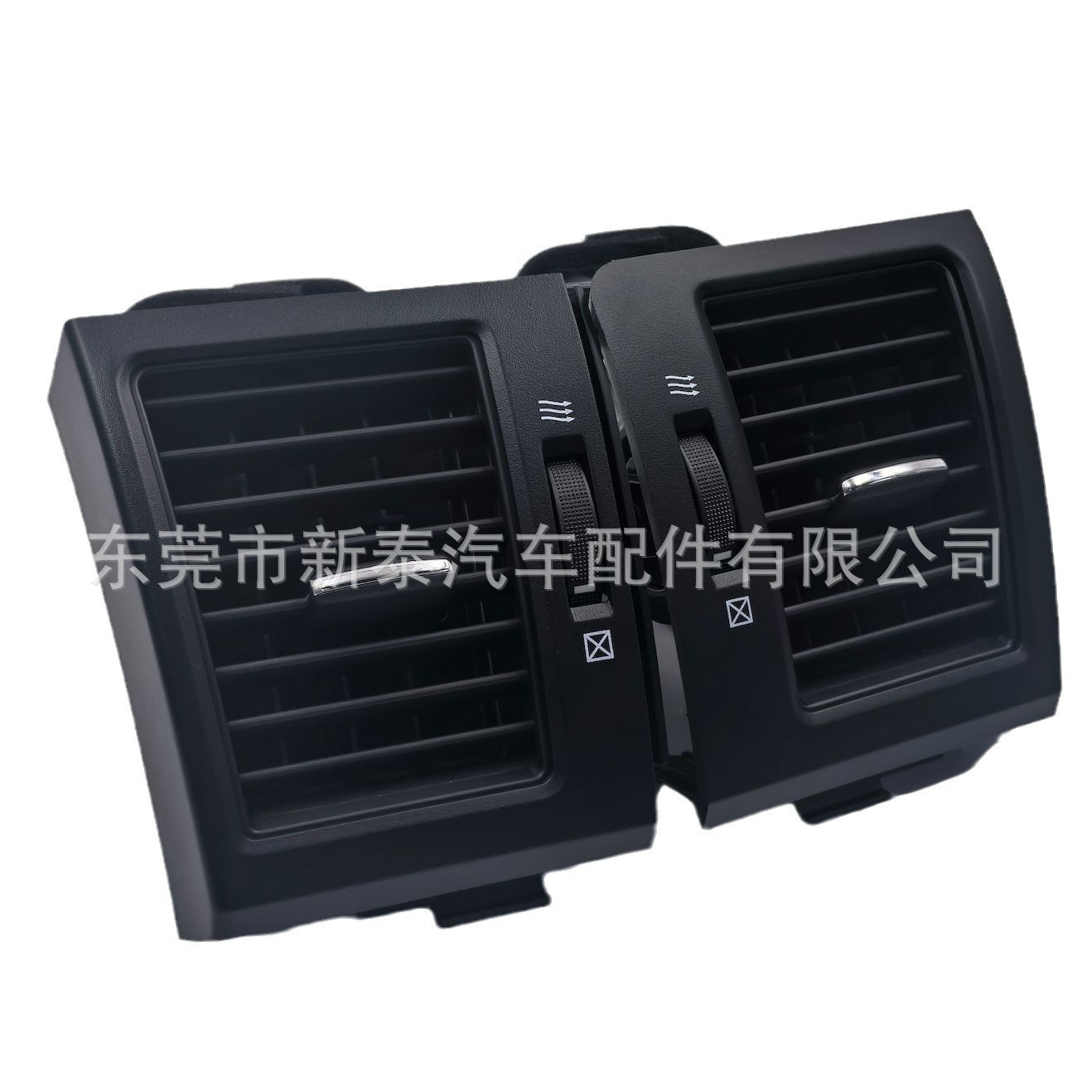 Adecuado para 2007-2010 Toyota Land Cruiser LC200 salidas de aire acondicionado en ambos lados-negro