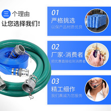 外贸专供钢丝管水带水管大功率抽水机钢丝管水带耐磨抗晒四季柔软