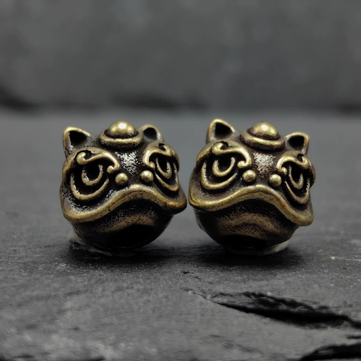 Brass beads, accessory walnut, bracelet, accessories, DIY