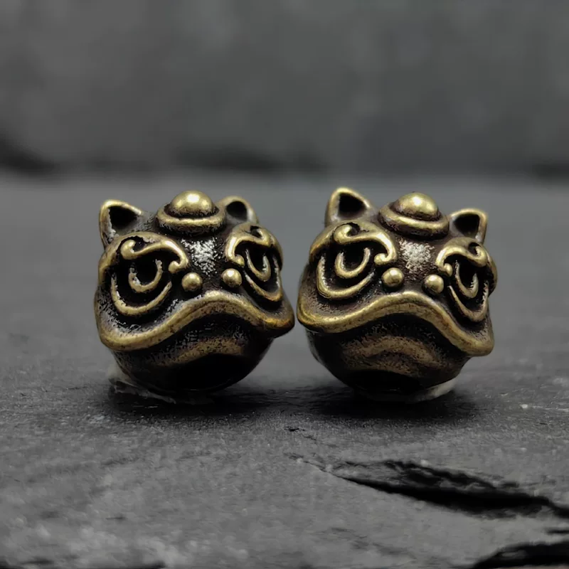 Brass beads, accessory walnut, bracelet, accessories, DIY
