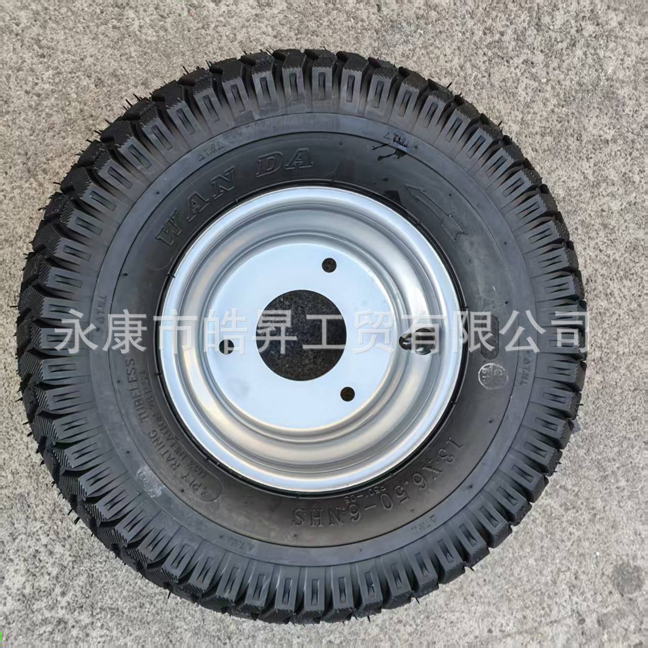 DIY Four-Wheel Electric Beach Kart Motorcycle Parts 13X 6.5-6inch Lawn Vacuum Tire Hub
