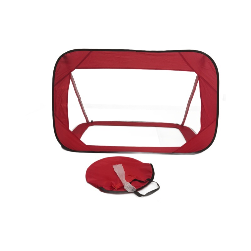 Puerta de fútbol al por mayor alambre de acero cuadrado al aire libre plegable portátil para niños red de fútbol de playa pequeña puerta personalizada transfronteriza