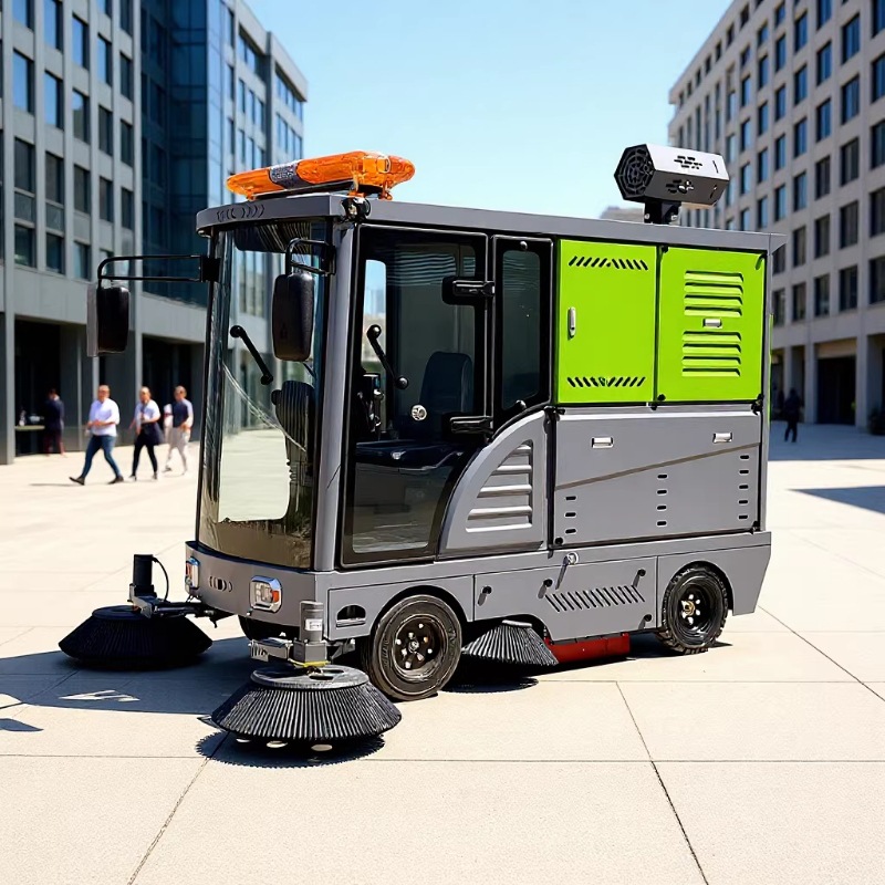 重型四轮多功能清扫车工厂物业学校医院小型电动扫路扫地车