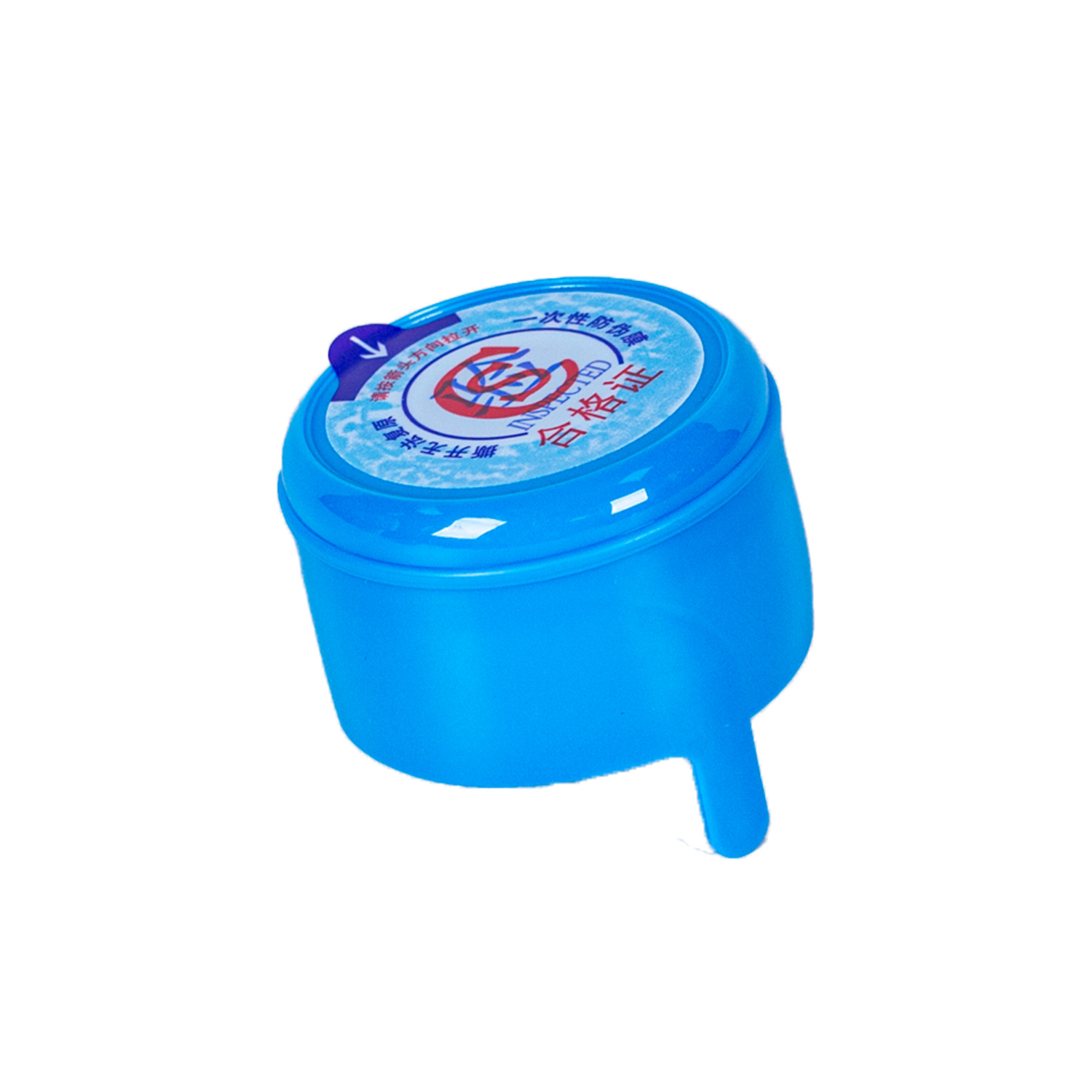 Película azul desechable cubierta de cubo de plástico azul cubierta de cubo de agua pura cubierta de cubierta inteligente desechable cubierta de PC image 3