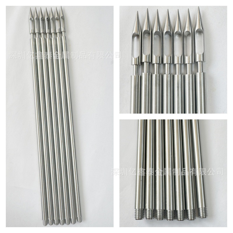 不锈钢毛细管加工磨尖缩尖攻牙折弯打孔封头扩口焊接