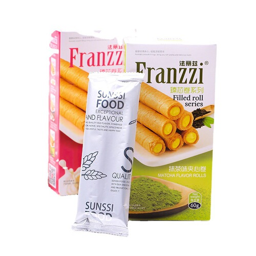 Farez Filled Wafers 60g Full Carton 24 Boxes Gift for Wholesale Supermarkets Convenience Stores Internet Stars Office
