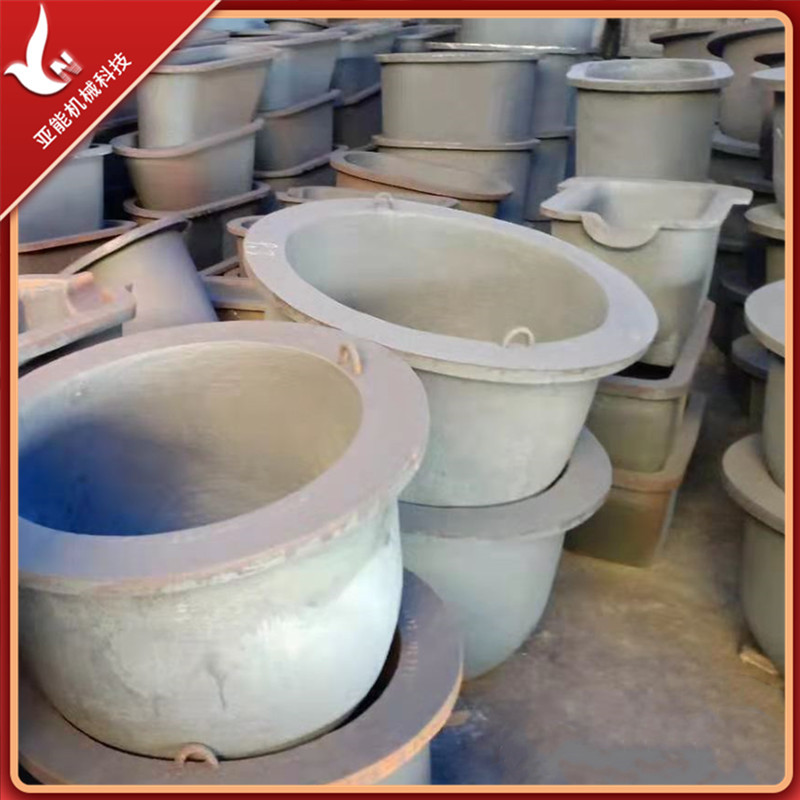 广东厂家供应锌合金熔炉铸铁坩埚  熔铝熔锌生铁坩埚