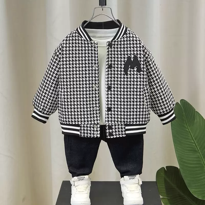 男童春装外套韩系2025春秋款棒球服儿童春季上衣男孩衣服韩版潮流