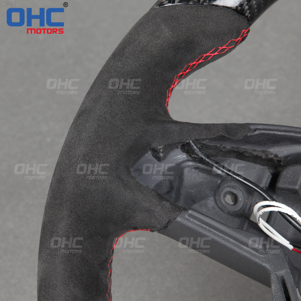 Suitable for Mercedes-Benz W205 CLA C E W117 W213 C200 carbon fiber car steering wheel modification