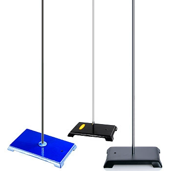 Лабораторное оборудование ReLAB: стандартная квадратная железная подставка, миниатюрное железное кольцо, экспериментальный прибор, железная подставка