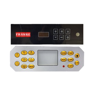 Customized pvc film button screen printing panel household appliances touch switch silicone button sticker control panel Plus