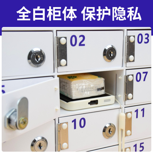 Thickened Acrylic Mobile Phone Cabinet Storage Cabinet Safe Box Factory Workshop Employee Deposit Cabinet Wall-Mounted Lockable Storage Box
