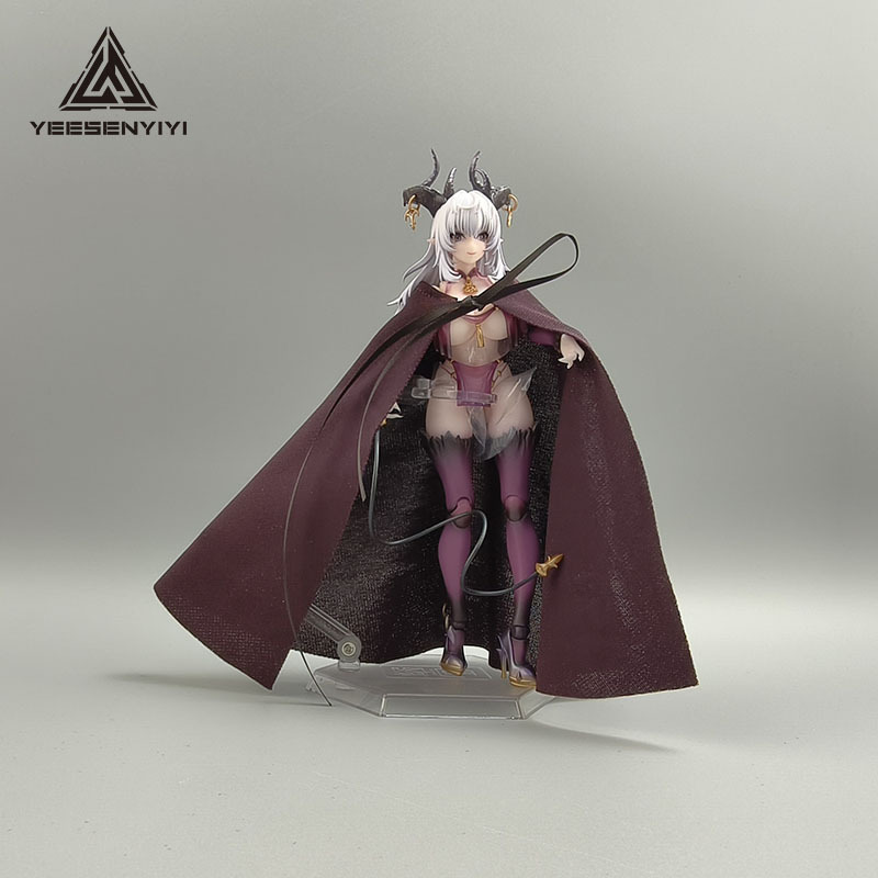 1 / 12 antiguo soldado sin sombrero capa BJD muñeca mano mano capa 6 pulgadas 15CM Star Wars Crusade Girl Trajes de bebé