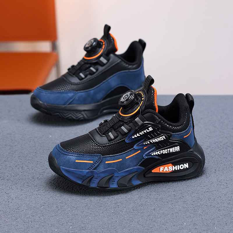 Zapatos deportivos para niños 2026 primavera nueva malla ligera transpirable zapatos de correr para niños zapatos casuales antideslizantes para niños mayores